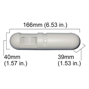 PIR sensor dimensions for request to exit applications in access control - AL-OD22