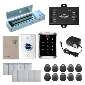 1200 lbs magnetic door lock with keypad kit for door access control - FPC-5100