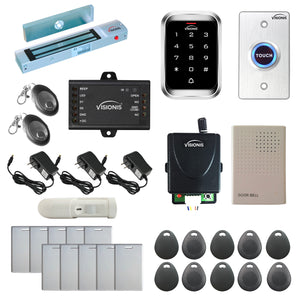 300 lbs Maglocks with keypad card reader, push to exit button, motion sensor - FPC-5290