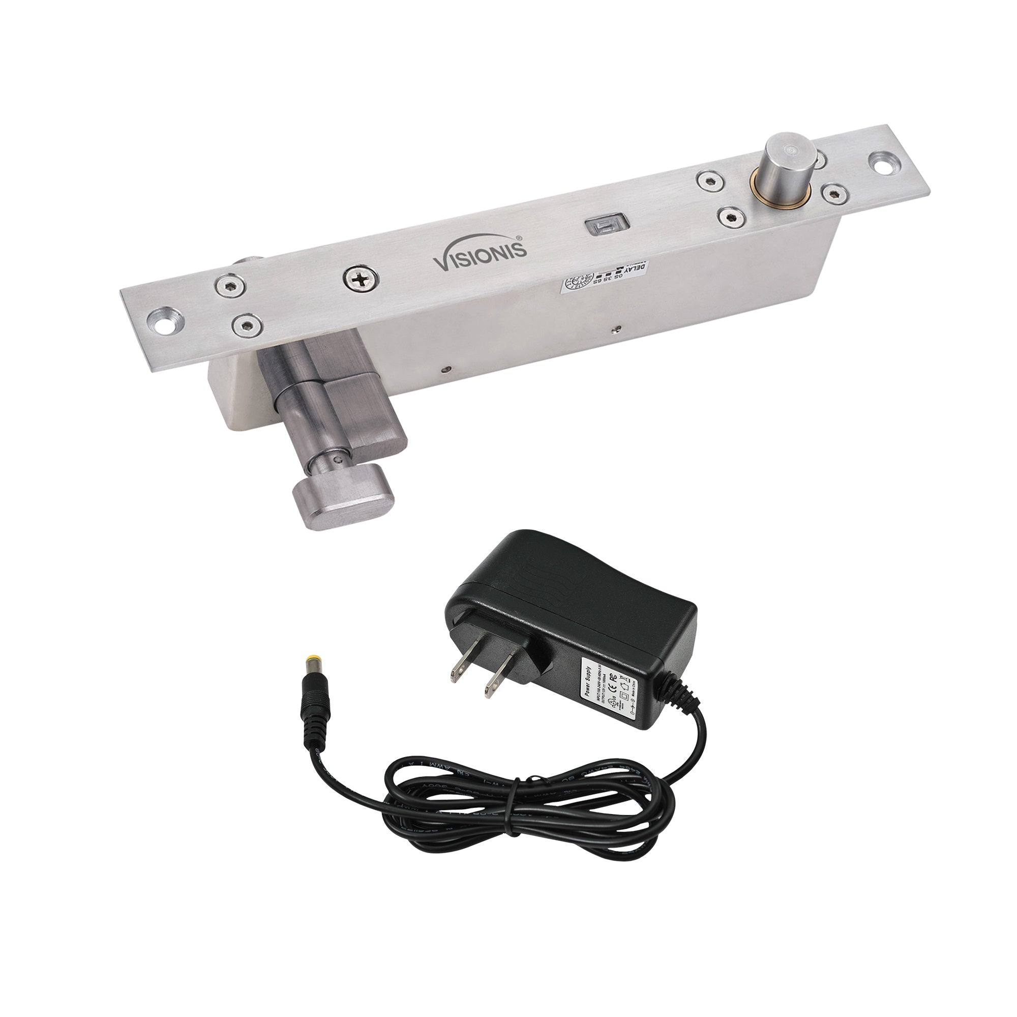 Electric Bolt Lock 2,600lbs With Key Cylinder and LED - FPC-5387