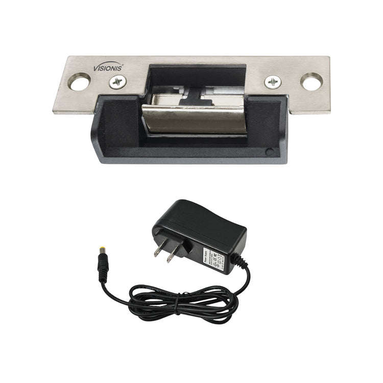 Electric door strike VIS-EL103-FSE with power supply for door access contro