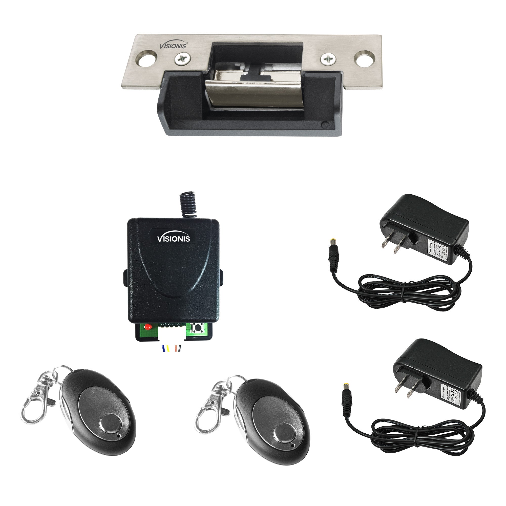 Electric door strike with RF transmitter and receiver - FPC-5444