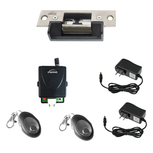 Electric door strike with RF transmitter and receiver - FPC-5444