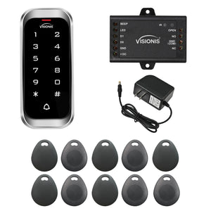 standalone keypad access control with power supply and key tags - FPC-5680