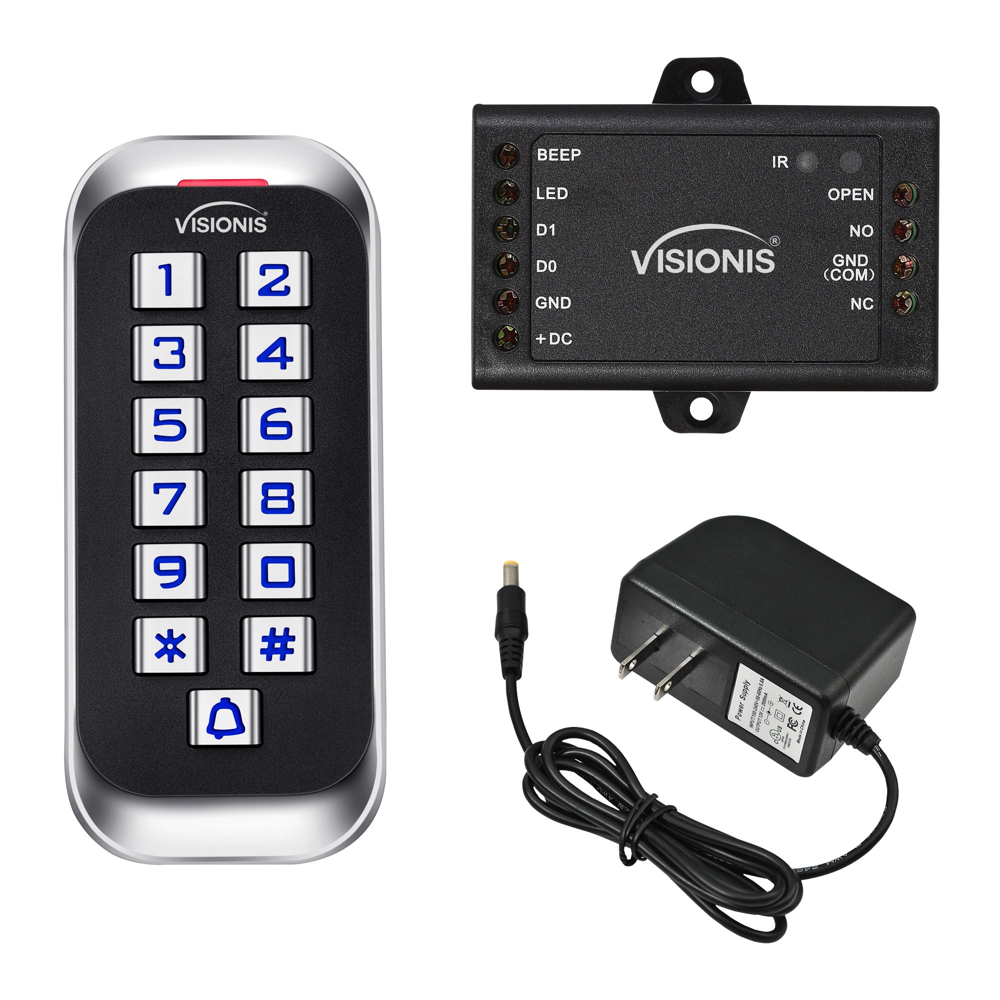 standalone keypad access control with power supply - FPC-5687
