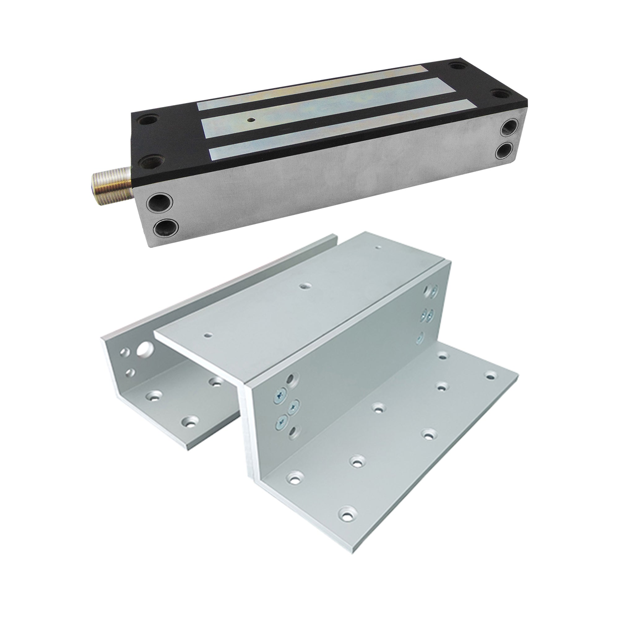 Gate Magnetic Door Lock with 1500 lbs + L and Z Bracket - FPC-5701-B Visionis