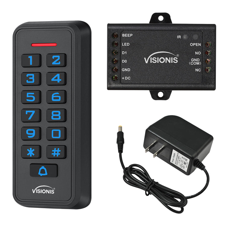Access control keypad with power supply - FPC-6422