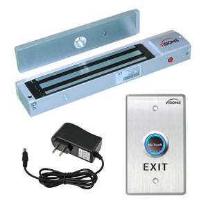 600 lbs Maglocks kit with push to exit button - FPC-7318