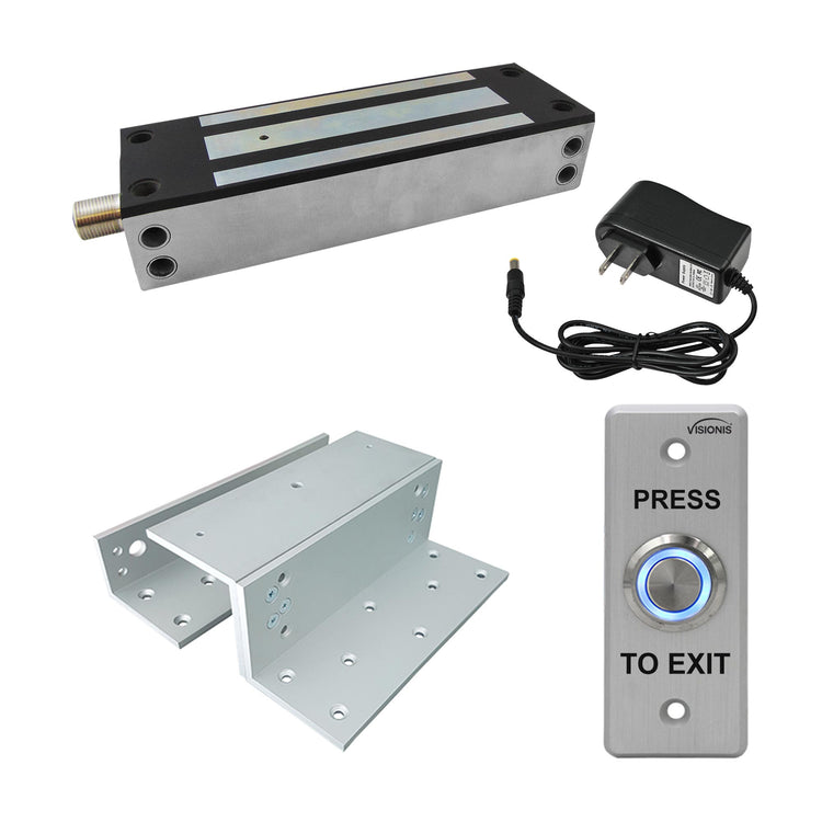 1500 lbs gate maglock kit with button release - FPC-7334