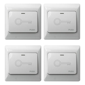Pack of 4 Push to exit buttons for door release - VIS-7030 Visionis