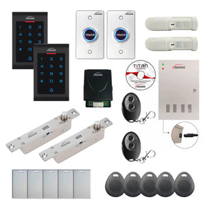 Business access control systems with Electric Bolt Lock, Software, proximity card reader and controller - FPC-8083