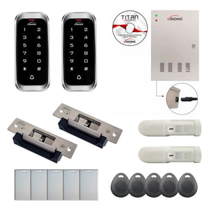 Building access control systems with electric door strike, Software, card reader and controller - FPC-8186