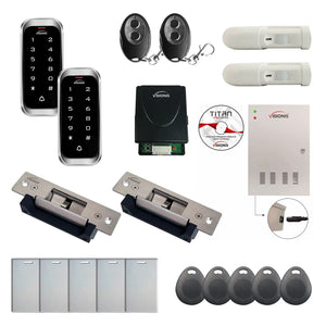 Building access control systems with electric door strike, Software, card reader and controller - FPC-8188