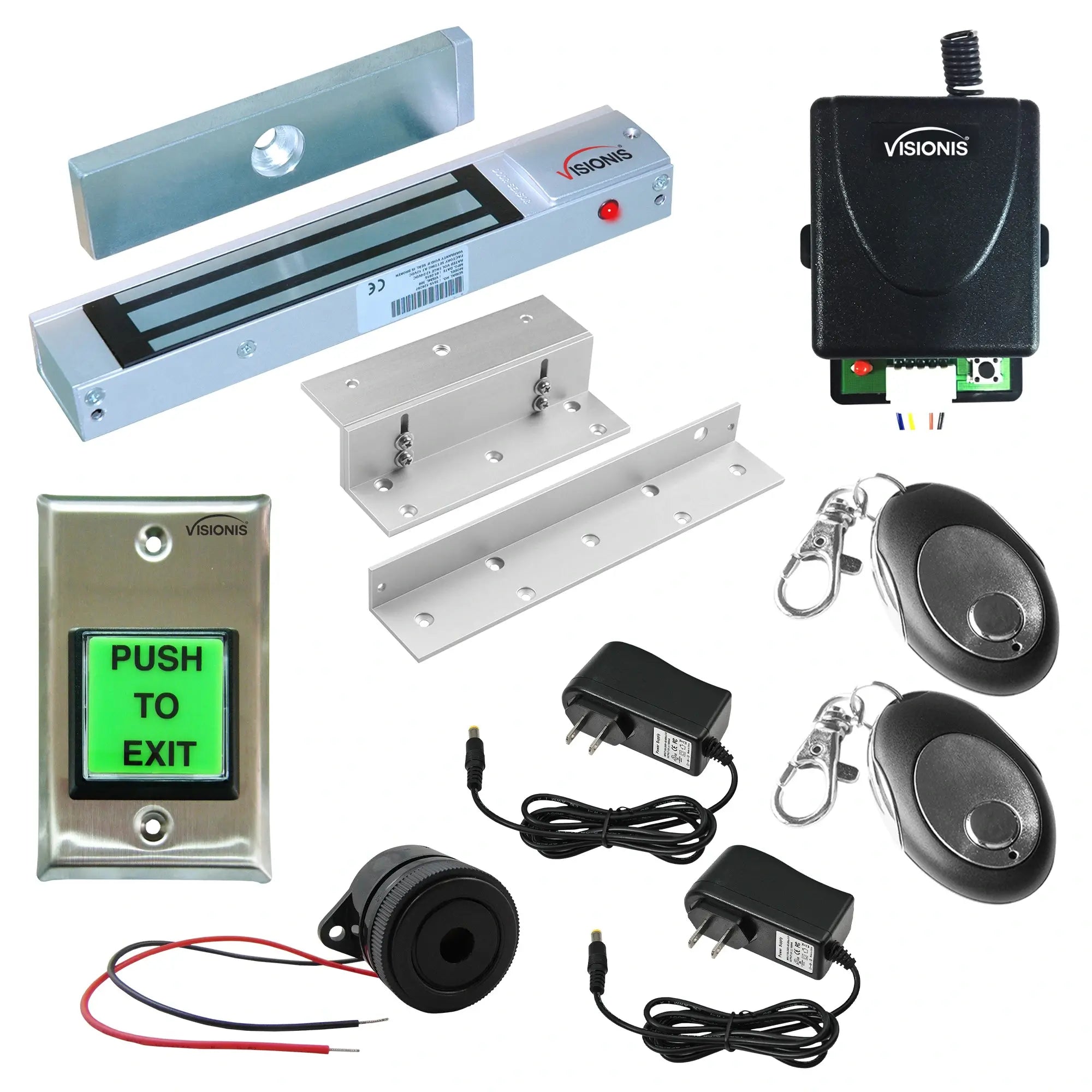 Kit One Door Access Control for Inswinging Door. 300 lbs Maglock, wireless receiver - FPC-8926
