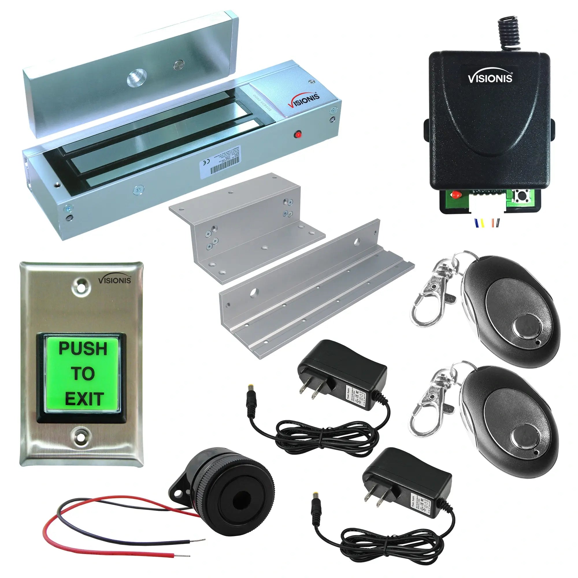 Kit One Door Access Control for Inswinging Door. Magnetic Lock 1200 lbs - FPC-8928