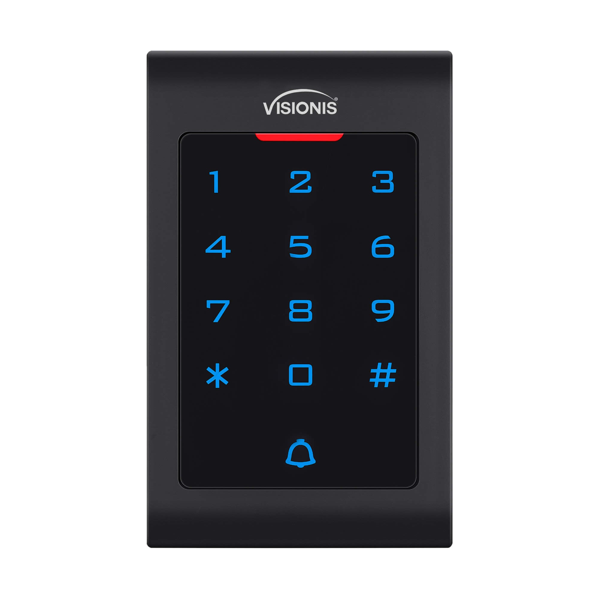 Security access control keypads, Visionis VIS-3002, standalone indoor use, digital touch keypad