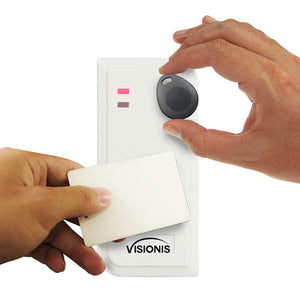 Proximity Card Reader with Wiegand, white waterproof card reader for access control systems - VIS-3101 Visionis
