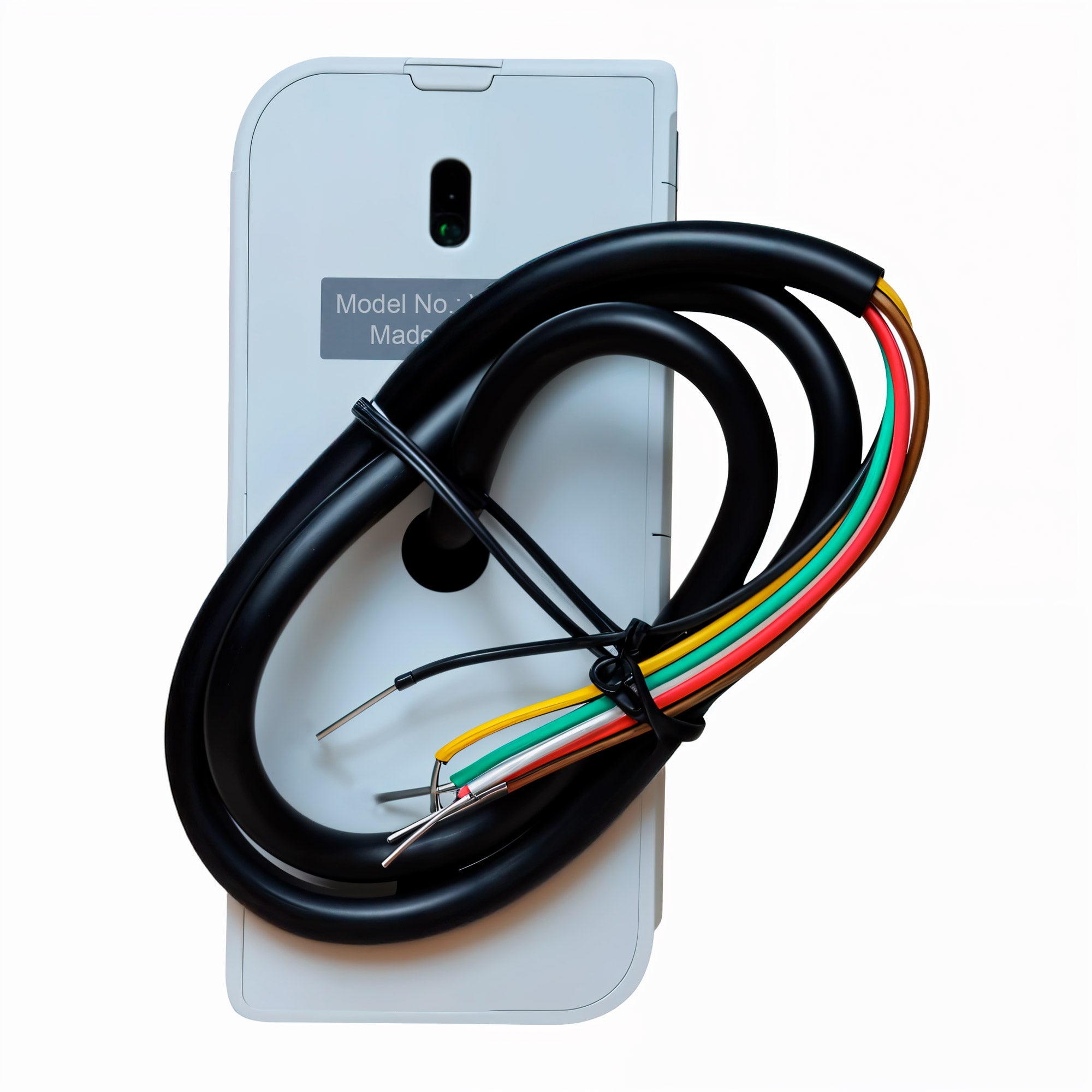Proximity card reader, Visionis VIS-3101, white reader for indoor and outdoor security