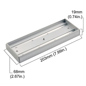 maglock armature plate housing for 1200 lbs magnetic door lock dimensions - VIS-AH1200