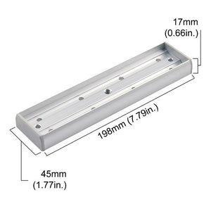 maglock armature plate housing for 600 lbs magnetic door lock dimensions - VIS-AH600
