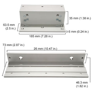 L And Z Bracket For 1200lbs Electromagnetic Lock VIS-ZL1200
