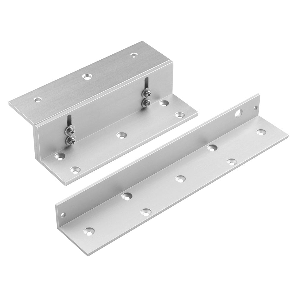 Z and L bracket for 300 lbs magnetic door locks - VIS-ZL300