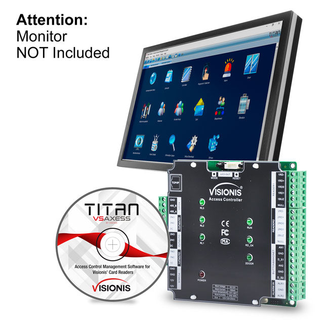 Two Doors + Network Access Control PCB VIS-AXESS-2D-DLX-PCB