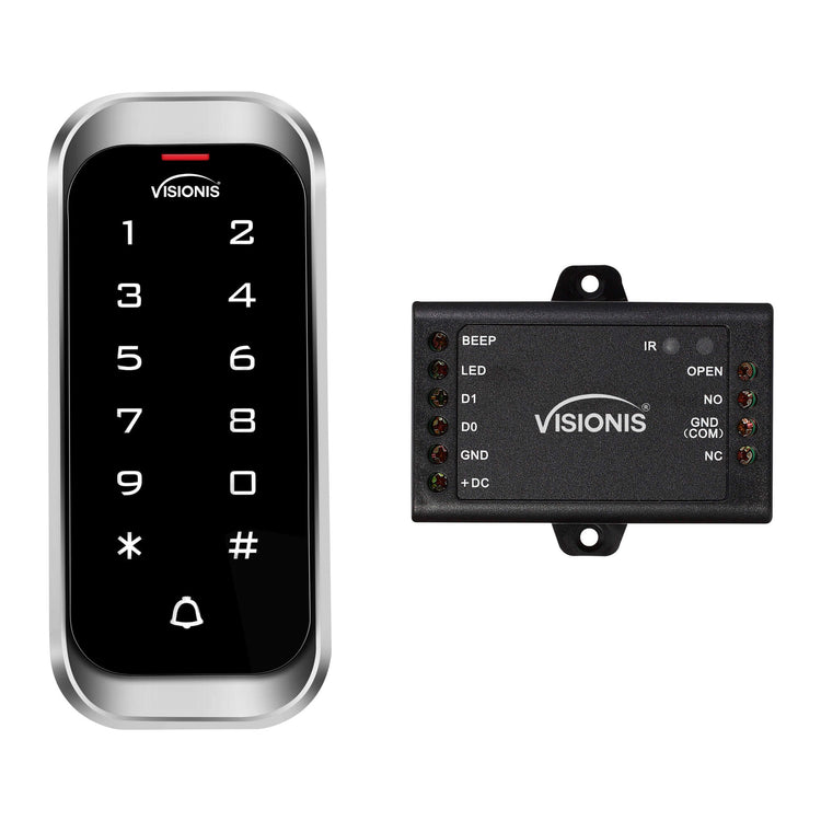 IP68 Visionis access control keypads, standalone anti-vandal metal keypad for indoor and outdoor security VIS-3003 Visionis
