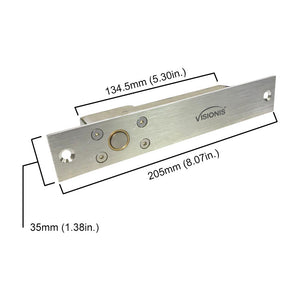 Electric bolt lock dimensions - VIS-DP100-FSA
