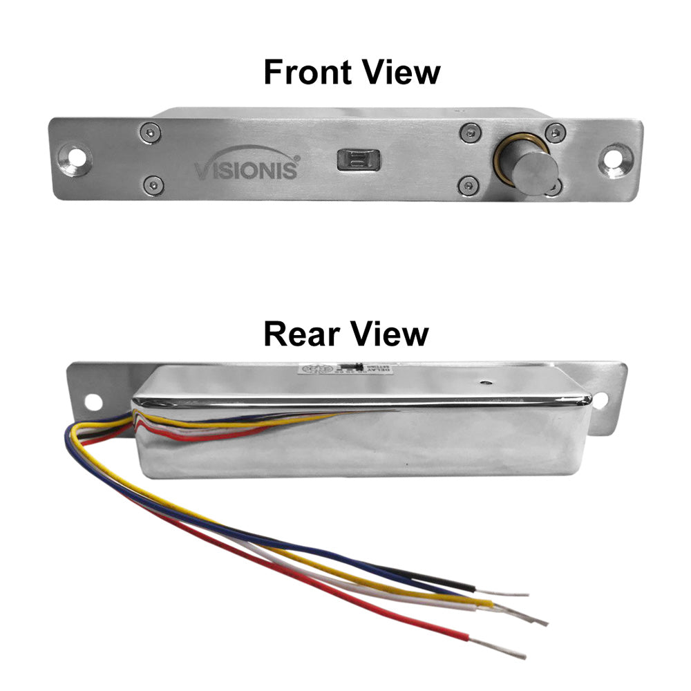 Electric bolt front a rear view VIS-DP102-FSE-LED Visionis