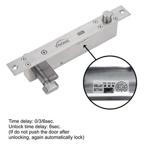 Electric bolt time delay function - VIS-DP103WCY-FSE-LED