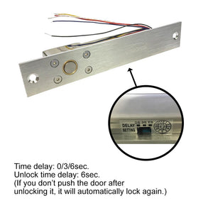 Bolt lock with time delay - VIS-DP100-FSA - Visionis
