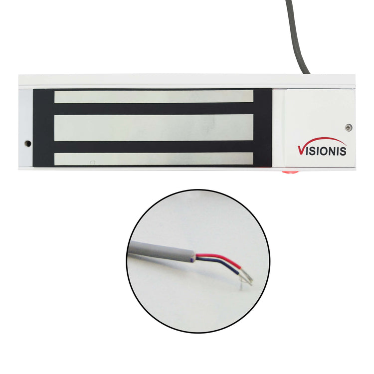 Magnetic Lock for Door Access Control 1200 lbs VIS-ML1200LED White Color