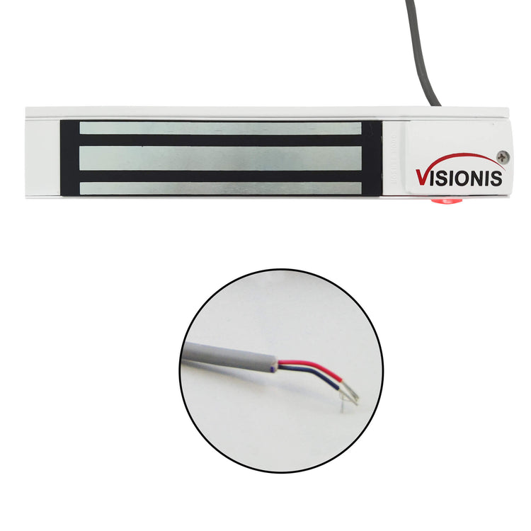 Indoor Magnetic Lock 300 lbs VIS-ML300LED-WH Visionis