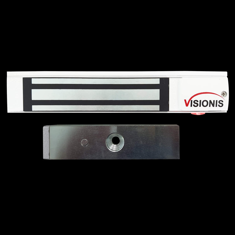 Electromagnetic Lock 300 lbs VIS-ML300LED-WH Visionis White Color