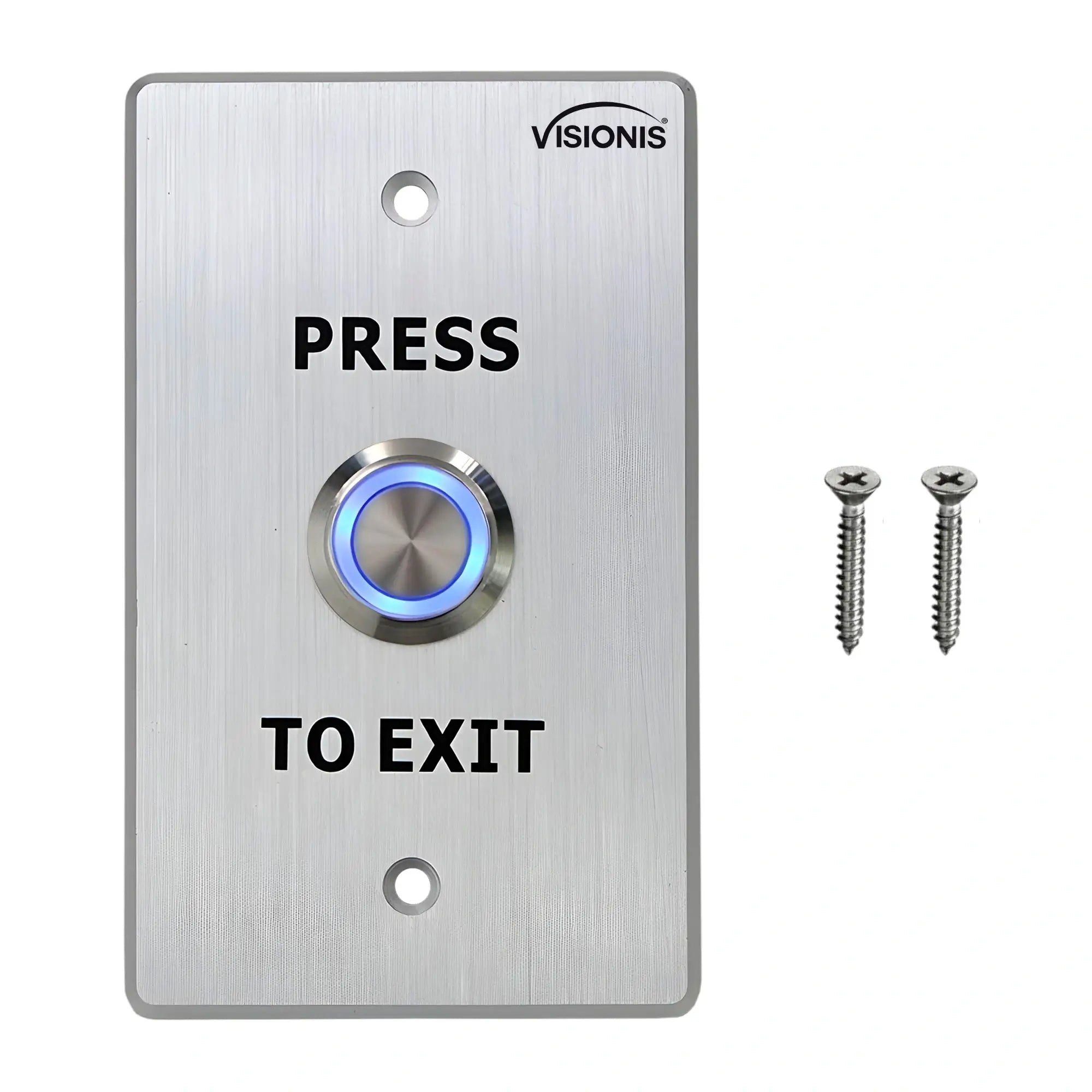 weatherproof request to exit button with stainless steel and LED indicator - VIS-7001 Visionis