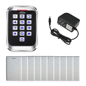 standalone keypad access control with power supply and proximity cards - FPC-5683