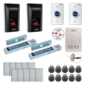 Access Control Systems for Office Buildings with Fingerprint Reader, Maglocks, Software - FPC-9266
