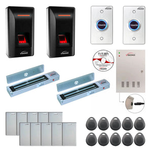 Access Control Systems for Office Buildings with Fingerprint Reader, Maglocks, Software - FPC-9267