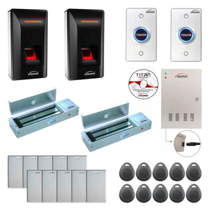 Access Control Systems for Office Buildings with Fingerprint Reader, Maglocks, Software - FPC-9268