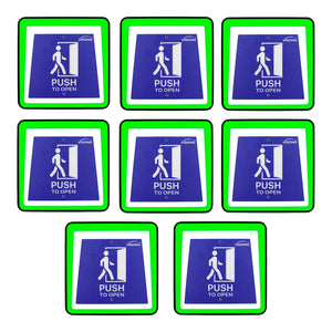 Handicap Door Buttons Wired Switch Pack of 8. With LED Lights - FPC-9405