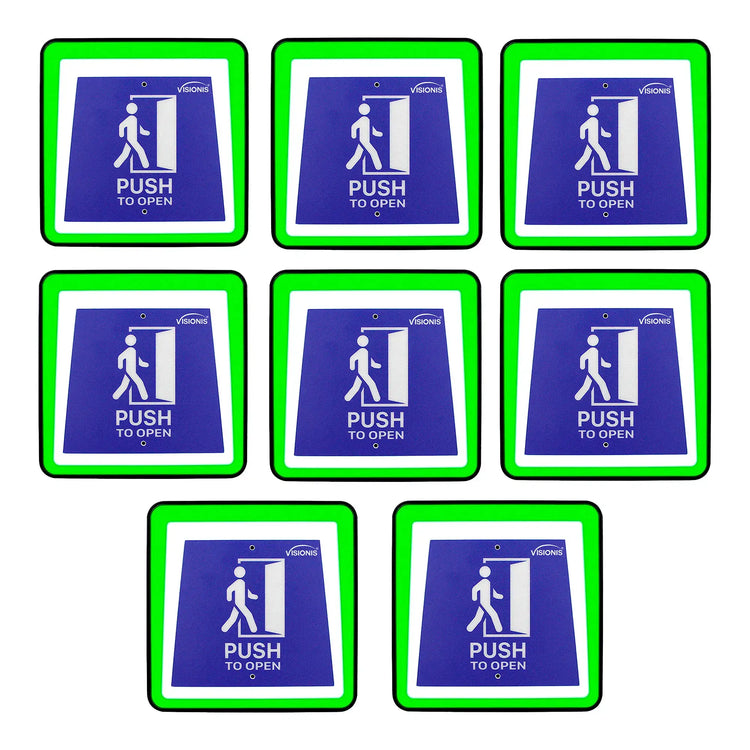 Handicap Door Buttons Wired Switch Pack of 8. With LED Lights - FPC-9405