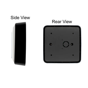 ADA button side and rear view