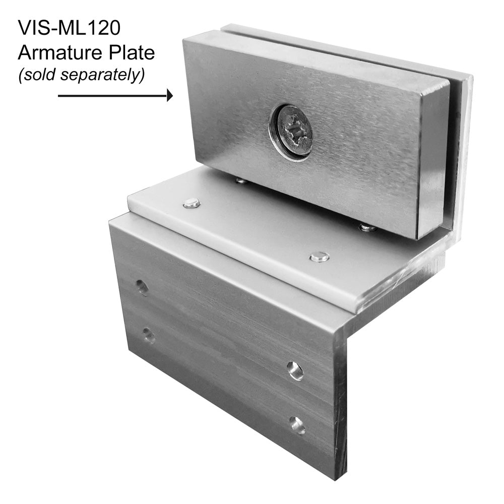 Z bracket for cabinet magnetic lock - VIS-ZMINI-120
