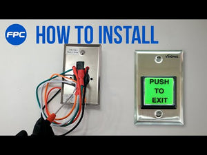 Push to exti button installation VIS-7100