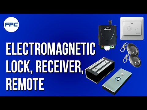 Buzz-in Kit with Electromagnetic Lock, Exit Button, Receiver And Remote