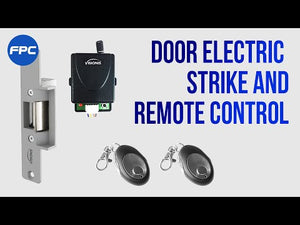 Electric door strike with wireless receiver