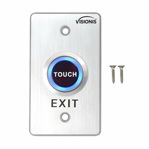 Request to exit button with LED lights for secure access control systems VISIONIS VIS-7005