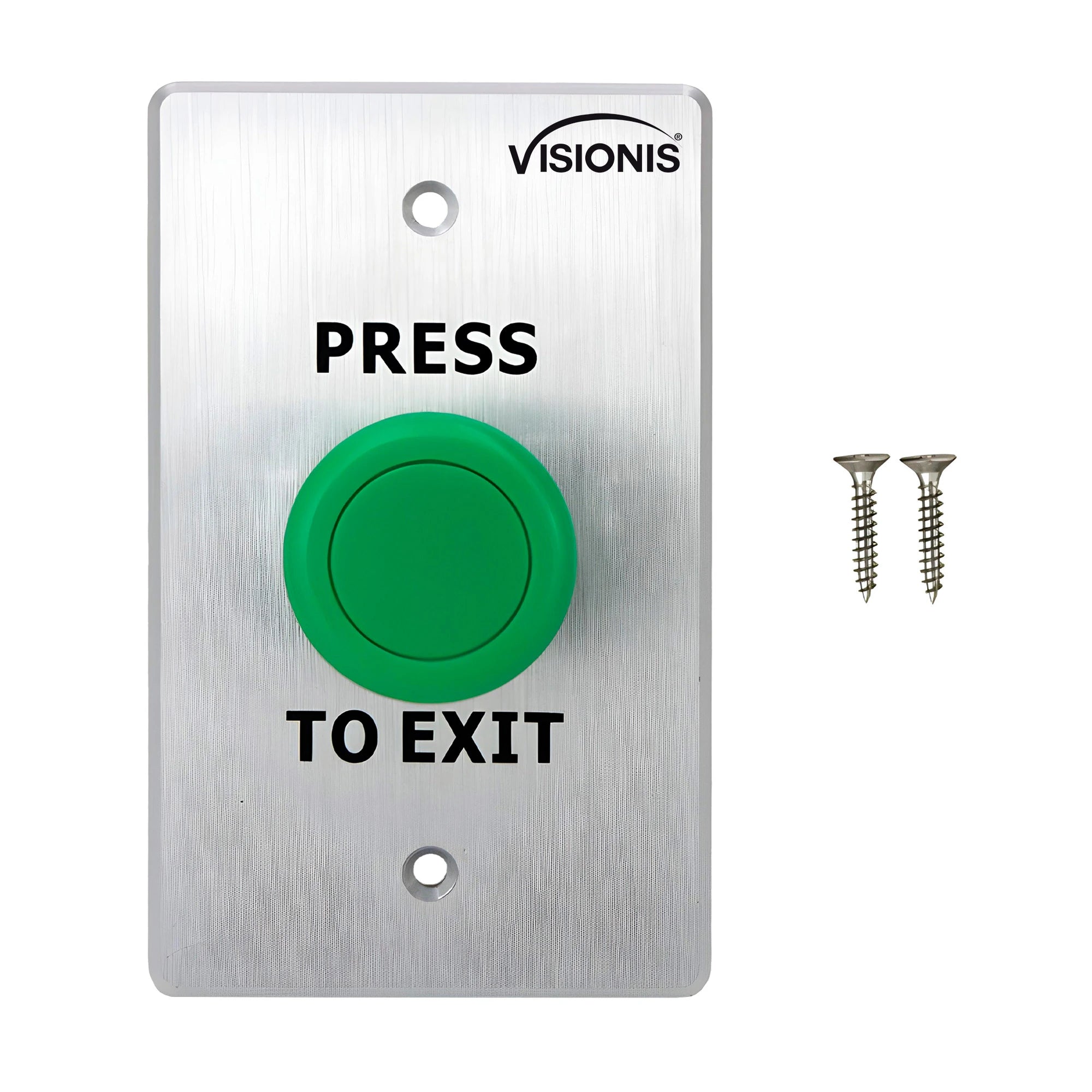 Green push to exit button for door access control VIS-7032 Visionis