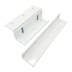 Z and L bracket for 300 lbs maglocks - VIS-ZL300-WH
